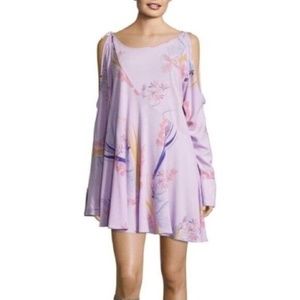 Free People Clear Skies Purple Floral Dress